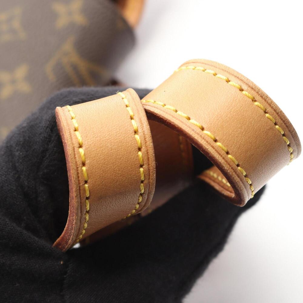 LOUIS VUITTON Authentic Brown Monogram Leather Backpack - Picture 9 of 10